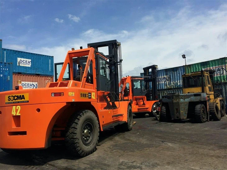 28T 28 Ton Forklift Heavy Duty Forklift For Container Handling