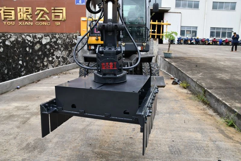 360-Hydraulisk, elektriskt styrd tegelgrip