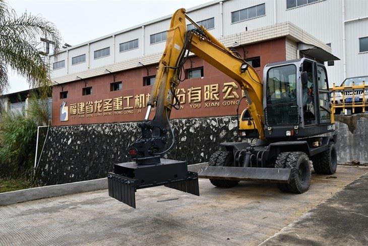 360-Degree Hydraulic Electric-Controlled Brick Grapple