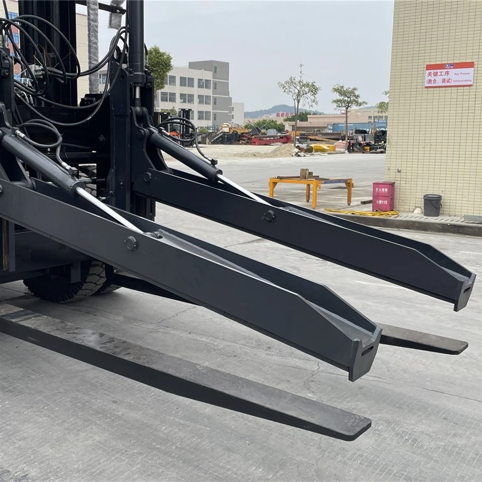 Forklift Steel Pipe Stabilizer Clamping System Handling Fixture Holding Device