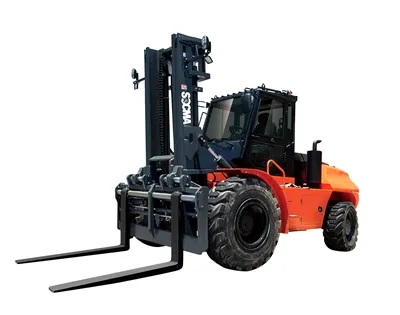 SOCMA 5-10 ton grov terränggaffeltruckar i konstruktionsapplikationer