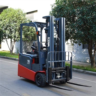 Four Wheel 1.5ton 2ton med 2,5 m/3m/4m/5 m/6 m lyfthöjd Mini Small Montacargas elektrisk gaffeltruck