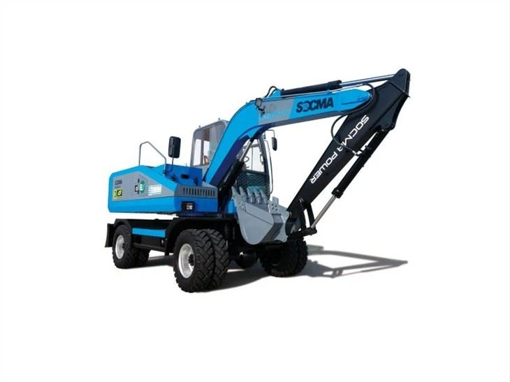 8 ton elektrisk hjulgrävmaskin