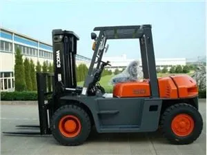 5 ton diesel gaffeltruck dieselmotor arbete i lager och uthyrning