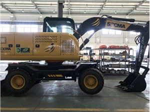 8TON ELEKTRISK HJULGRAVMASKIN BATTERISTIL
